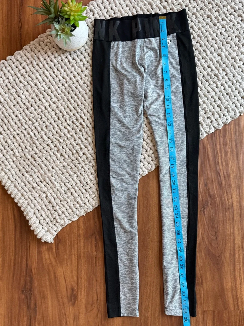 Victorias Secret | PINK Ultimate High Waist Leggings Black/Gray | X-Small